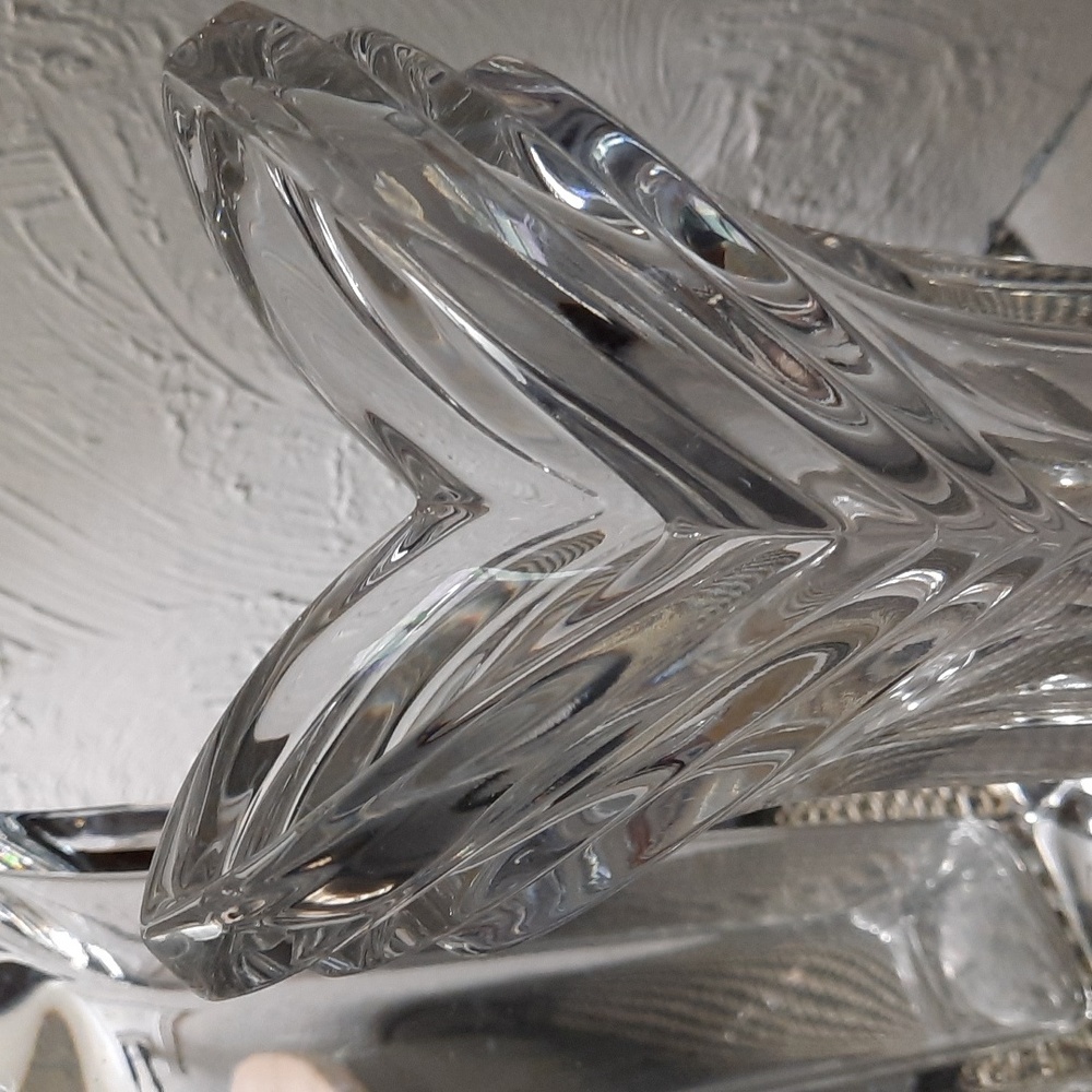 8.5 in Mikasa Crystal vase. - Picture 2 of 3